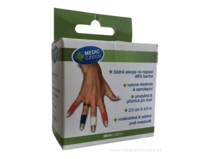 MEDIC Bandáž Finger Červená 1 ks