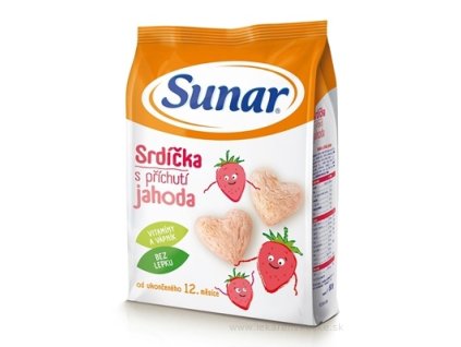 Sunar Detský snack Srdiečka 50 g
