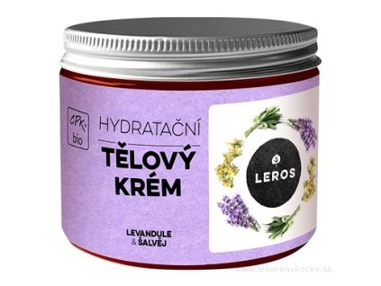 LEROS HYDRATAČNÝ TELOVÝ KRÉM LEVANDUĽA & ŠALVIA 200 ml