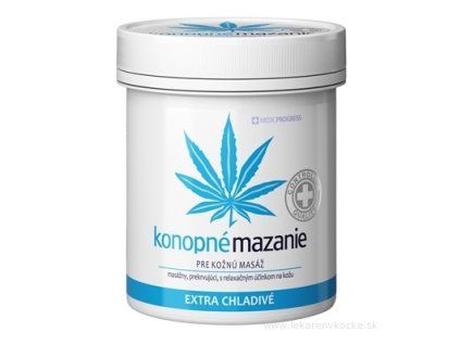 Konopné mazání extra chladivé 250 ml