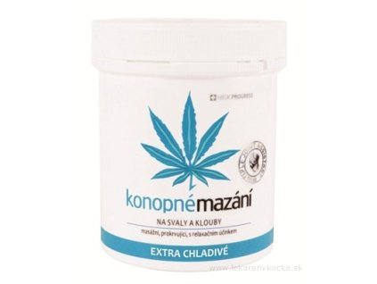 Konopné mazanie extra chladivé 250 ml