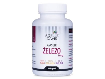 Adelle Davis ŽELEZO 14 mg 60 ks