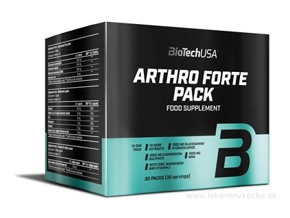 BioTech USA Arthro Forte Pack 30 balíčkov