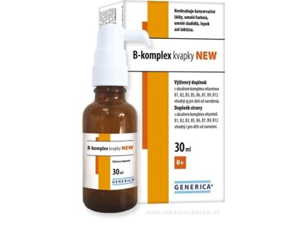 GENERICA B-komplex kvapky NEW 30 ml