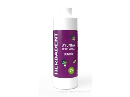 HERBADENT JUNIOR Bylinná ÚSTNA VODA 240 ml