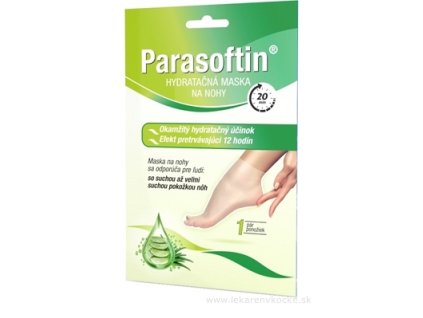 PARASOFTIN Hydratačná MASKA na nohy 1x1 pár