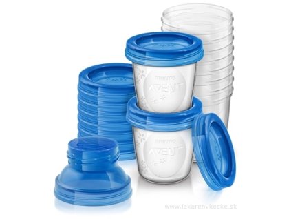 AVENT VIA zásobníky s adaptérom 1 set