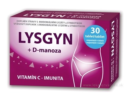 LYSGYN + D-manóza 30 ks