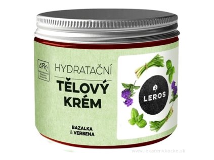 Leros Bazalka & Verbena Hydratačný telový krém 200ml