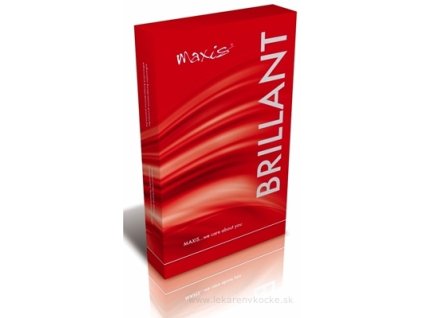 MAXIS BRILLANT LÝTKOVÉ PANČUCHY veľkosť 7, (II.KT), krátke, bez špice, bronz, 1x1 pár