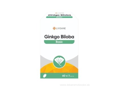 LIVSANE Ginkgo Biloba Basic kapsuly, 60 ks