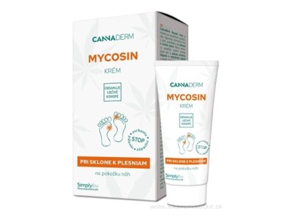 Cannaderm Mycosin krém 30 g – na mykózy a starostlivosť o pokožku nôh