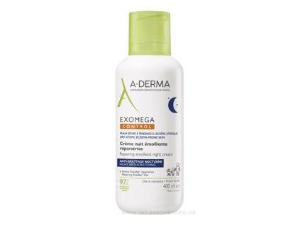 A-DERMA EXOMEGA CONTROL Noční krém, 400 ml