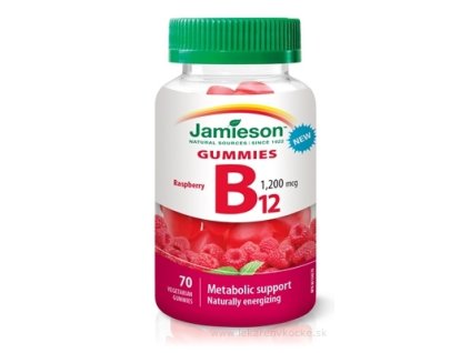 JAMIESON VITAMÍN B12 GUMMIES 70 ks