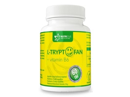 NUTRICIUS L-TRYPTOFAN + vitamín B6 60 ks