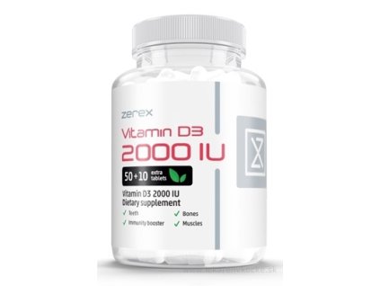 Zerex Vitamín D3 2000 IU 60 ks