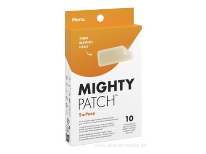 Hero Mighty Patch Surface XL – hydrokoloidné náplasti na akné, 10 ks
