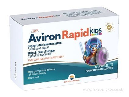 SWP Aviron Rapid KIDS prášek – sáčky, balení 10 ks