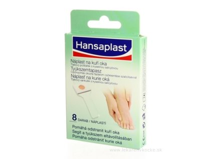 Hansaplast Náplasť na kurie oká 8 ks