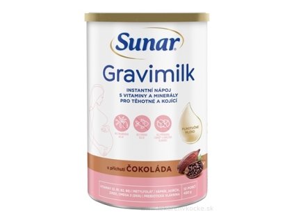 Sunar Gravimilk s príchuťou čokoláda 450 g