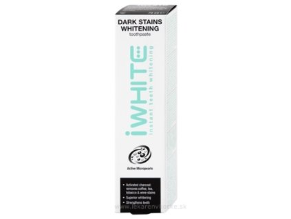 iWHITE DARK STAINS Bieliaca zubná pasta 75 ml