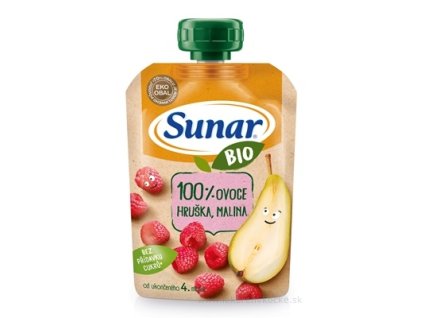 Sunar BIO Kapsička Hruška, malina 100 g