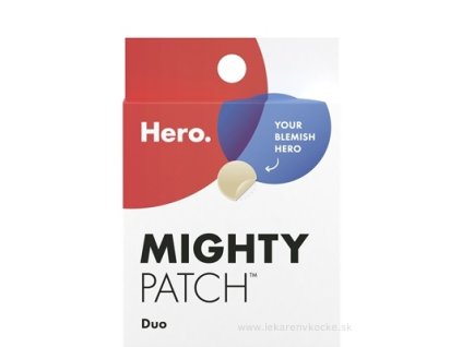 Hydrokoloidné náplasti na akné Mighty Patch Duo, 12 ks