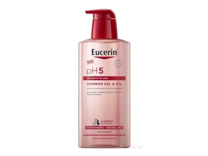 Eucerin pH5 Sprchový gél & olej na suchú citlivú pokožku 400ml