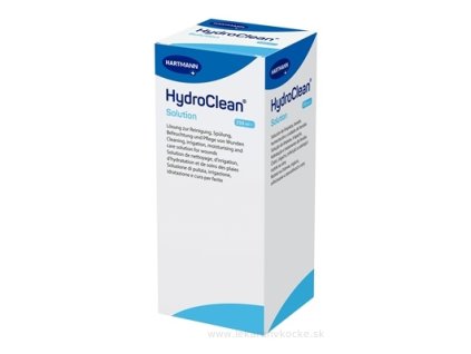 HydroClean Solution Roztok na čistenie, irigáciu, zvlhčovanie a starostlivosť o rany 350 ml roztok