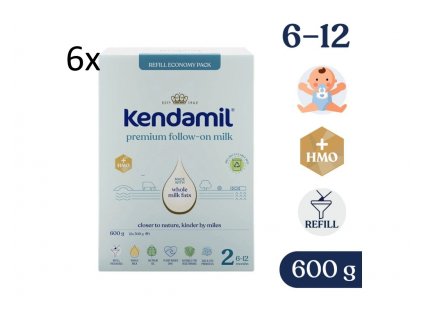 Kendamil 2 Premium HMO+ 6x600 g