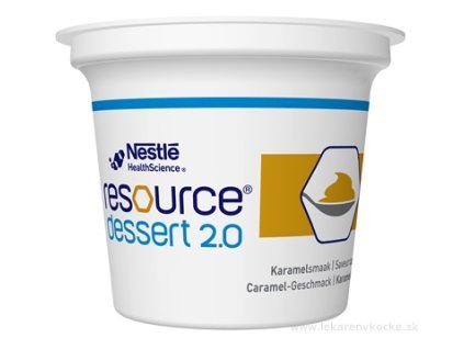 RESOURCE DESSERT 2.0 KARAMELOVÁ  príchuť 4X125G