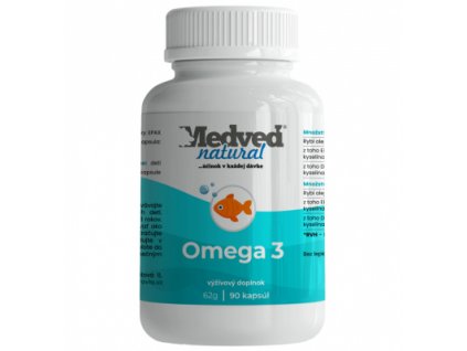 Medveď natural Omega-3 90 kapsúl