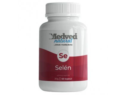Medvěd natural Selen 60 kapslí