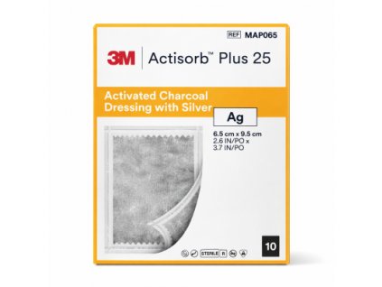 ACTISORB PLUS 25 10 ks - (6,5 x 9,5 cm)