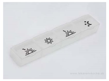 Dávkovač liekov typ 04 denný 1 ks