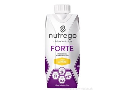 Nutrego FORTE s príchuťou vanilka 330 ml