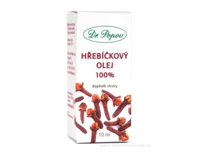 Dr. Popov Klinčekový olej 100 % z klinčekovca voňavého 10 ml