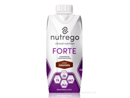 Nutrego FORTE s príchuťou čokoláda 330 ml