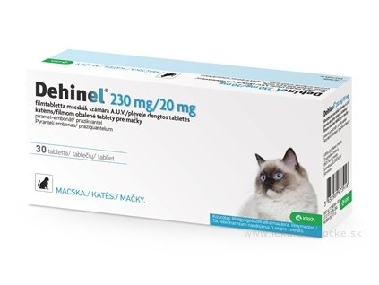 DEHINEL 230 mg/20 mg pre mačky 30 ks