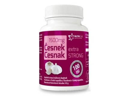 NUTRICIUS Cesnak extra STRONG 100 ks