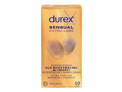 DUREX Sensual extra lube 10 kusov