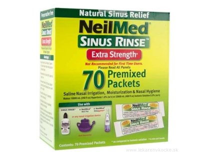 NeilMed SINUS RINSE Extra Strength Hypertonic 70 ks