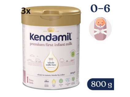 Kendamil Premium 1 DHA+ (800 g)  3x