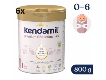 Kendamil Premium 1 DHA+ (800 g) 6x