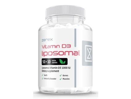 Zerex Vitamín D3 lipozomál 1000 IU 60 ks