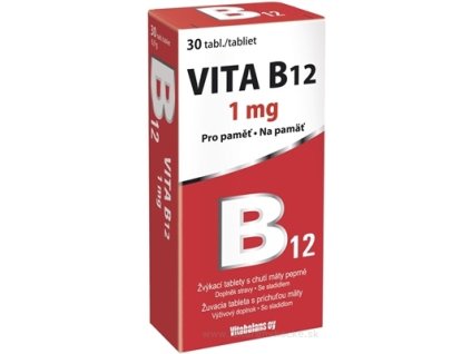 Vitabalans VITA B12 1 mg 30 ks