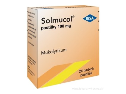 Solmucol pastilky 100 mg 24 ks
