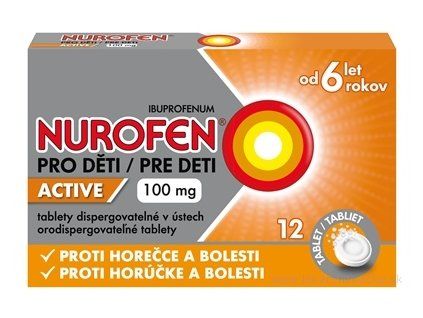 NUROFEN pro děti Active 12 ks