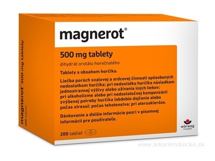 Magnerot 500 mg 200 ks