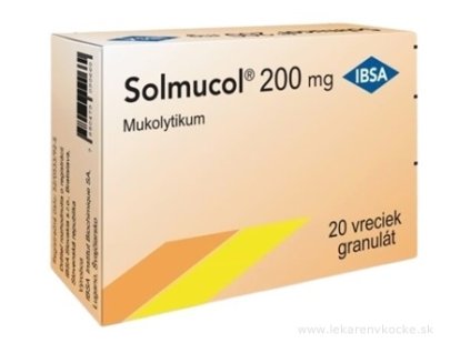 Solmucol 200 mg gra 1x20 vrecúšok